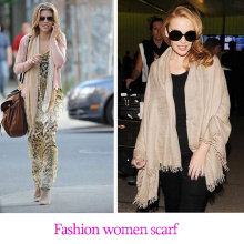 Factory price 90*200cm 10 colors ladies shawls scarf, can be MUSLIM HIJAB, cotton&polyester scarf